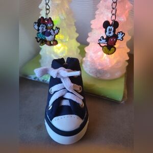 Pet Life Dog Shoe Key Chain Character/ Ornament Daisy Minnie SM New Navy Blue